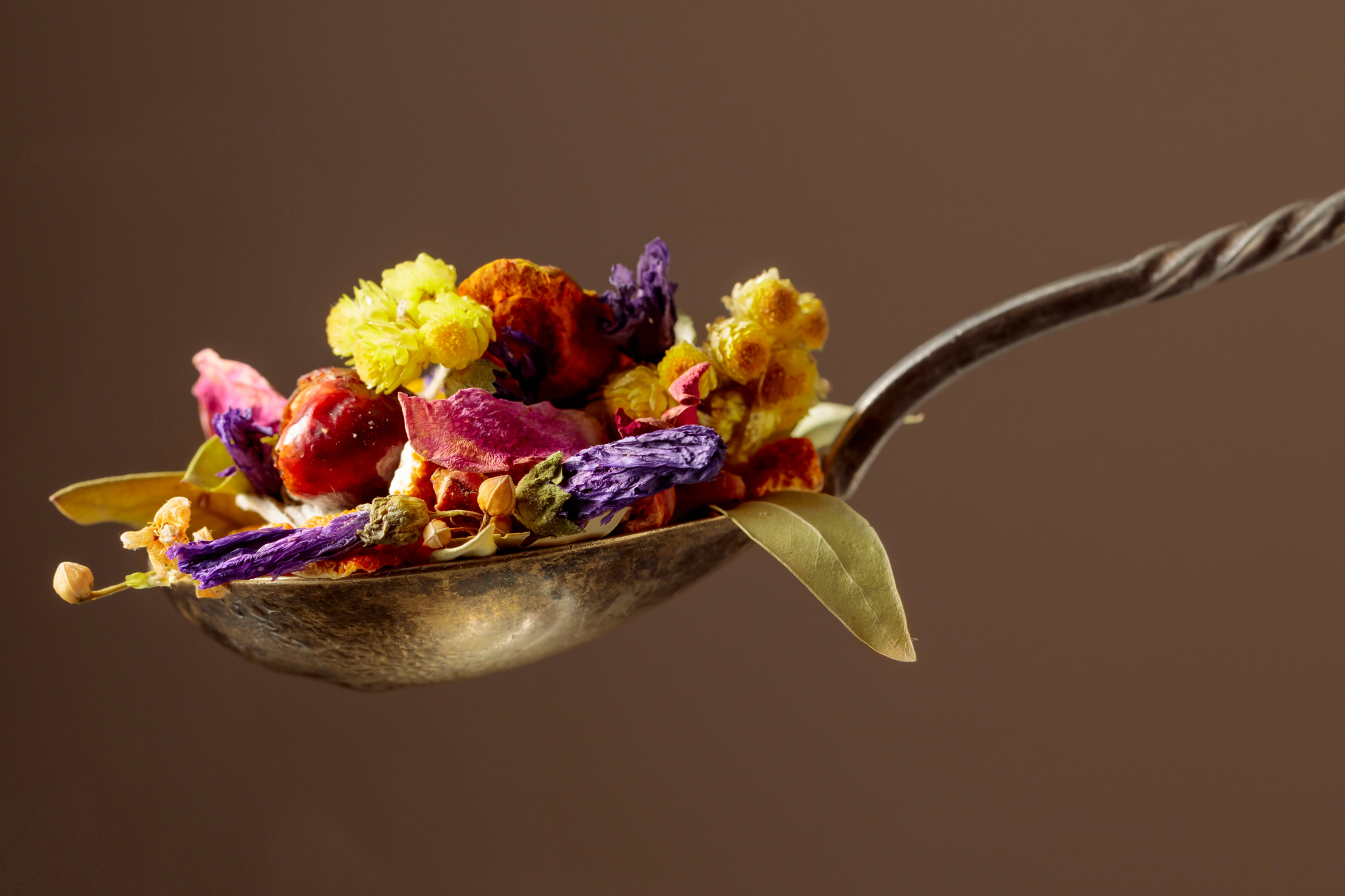 Hierbas frescas y naturales